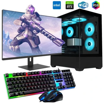 i7 13700F 16GB 240SSD 1TB HDD 8GB RTX3050 24 Monitörlü Oyun Bilgisayarı