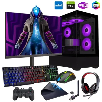 i7 14700F 16GB DDR5 1TB m2 12GB RTX5070 24 Monitörlü Oyun Bilgisayarı (Gaming SET)