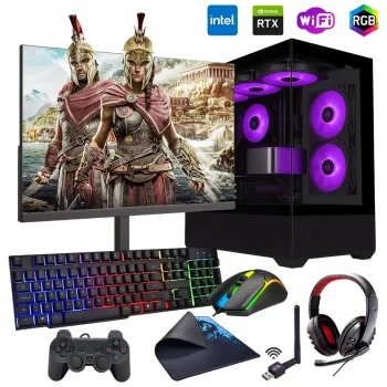 i7 14700F 16GB DDR5 1TB m2 8GB RTX5050 24 Monitörlü Oyun Bilgisayarı (Gaming SET)