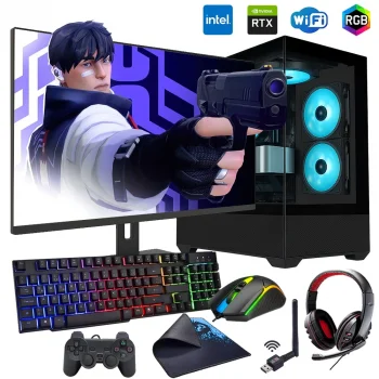 i7 14700F 16GB DDR5 1TB m2 8GB RTX5050 27 180Hz Monitörlü Oyun Bilgisayarı (Gaming SET)