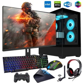 i7 14700F 16GB DDR5 1TB m2 8GB RTX5060 27 180Hz Monitörlü Oyun Bilgisayarı (Gaming SET)