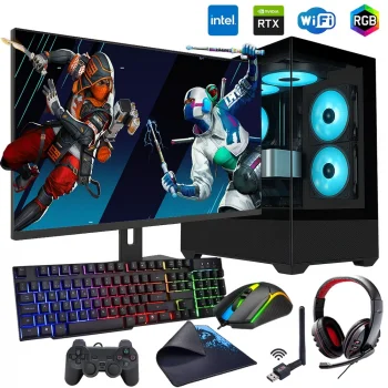 i7 14700F 16GB DDR5 512GB m2 8GB RTX5050 27 180Hz Monitörlü Oyun Bilgisayarı (Gaming SET)