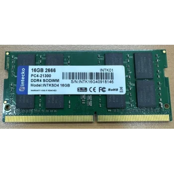 İNTECKO Ram Nb 16Gb Ddr4 Sodımm INTKSD4 16GB  INTKSD4 Sk Hynix Chip Kutusuz