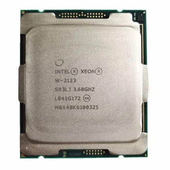 Intel Cpu Xeon W-2123 3.6 Ghz 8M 20665P Tray
