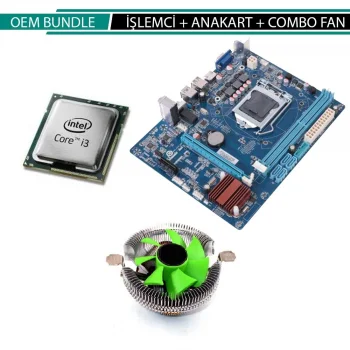 Intel İ3 4. Nesil + Anakart H81 1150Pin + Combo Fan