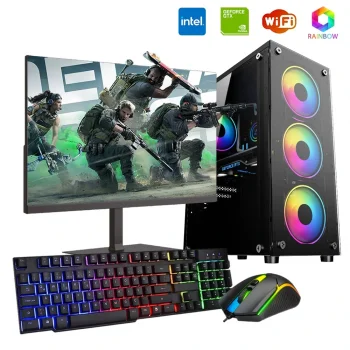 iNTEL i5 3N 8GB Ram 480GB SSD 4GB GTX1050TI 21.5 Monitörlü Oyun Bilgisayarı