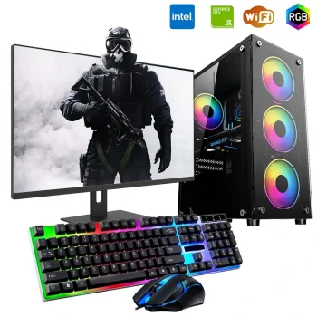 iNTEL i5 4N 16GB Ram 1TB SSD 4GB GT740 24 Monitörlü Oyun Bilgisayarı