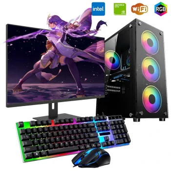 iNTEL i5 4N 16GB Ram 1TB SSD 4GB GTX1050TI 21.5 Monitörlü Oyun Bilgisayarı