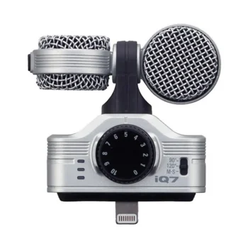 ıq7 stereo zoom ıphone / ıpad uyumlu profesyonel kayıt mikrofonu