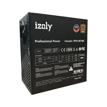 İzoly 700W 80+ plus 12 Cm Fan Power Supply