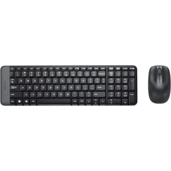 Logıtech Klavye Set Mk220 Kablosuz Q Tr Usb Sıyah 920-003163 2.EL Kutulu Garantili Ürün