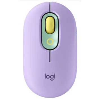 Logitech POP Emoji 910-006546 Pembe Sessiz Optik Kablosuz BT Bluetooth Mouse