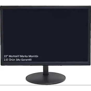 Monitör 22 Muhtelif Marka 2.El 3Ay Garanti