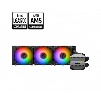 Msı Fan Cpu Sıvı Soğutucu Mag Corelıquıd M360 Argb 3X12 Fan