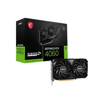 MSI GeForce RTX 4060 Ventus 2X Black 8G OC GDDR6 128 Bit Ekran Kartı