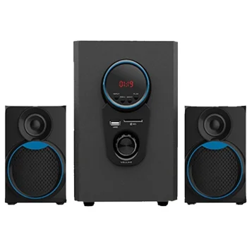 Platoon Speaker Pl-4348 2+1 10W Bluetooth Usb+Tf Card+Fm Multımedıa Ses Sıstemı Teşhir