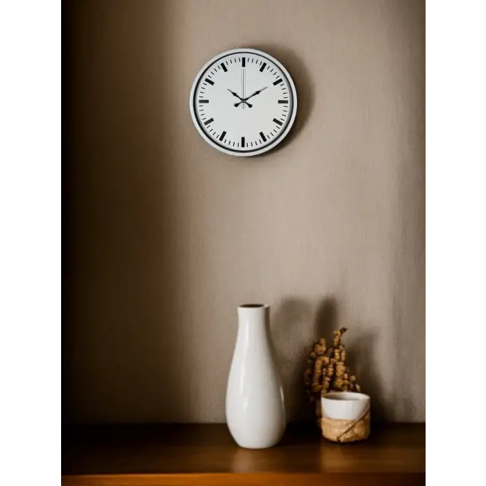 36 Cm Beyaz Standart Duvar Saati