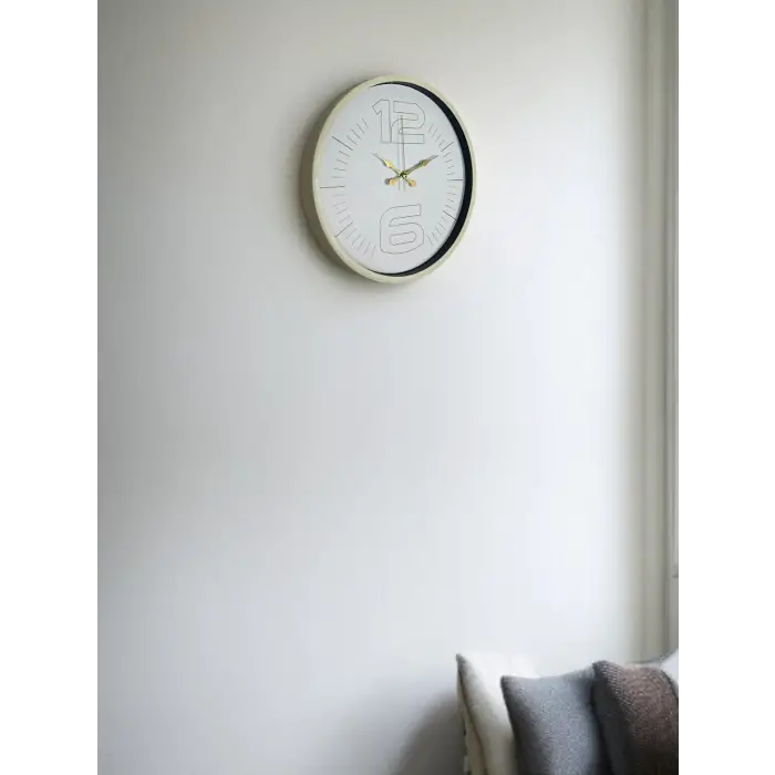 36 Cm Sade Dekoratif Duvar Saati