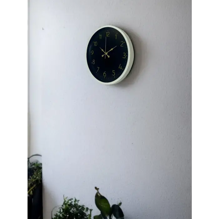36 Cm Standart Krem Duvar Saati