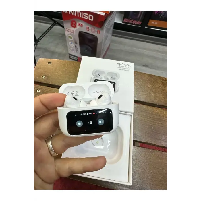 Airpods Pro2 Anc Dokunmatik Ekranlı Bluetooth Kulaklık Askı Asma