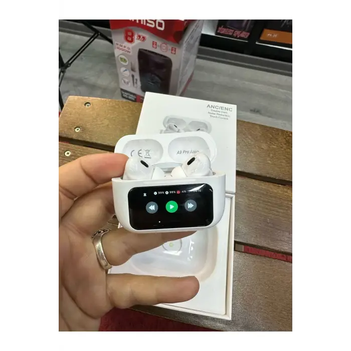 Airpods Pro2 Anc Dokunmatik Ekranlı Bluetooth Kulaklık Askı Asma
