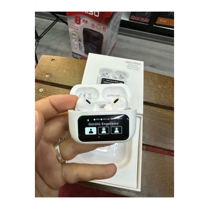 Airpods Pro2 Anc Dokunmatik Ekranlı Bluetooth Kulaklık Askı Asma