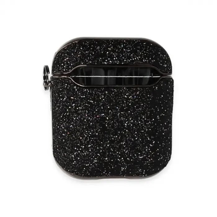 Apple Airpods 2 (2.nesil) Spell Simli Kılıf - Siyah