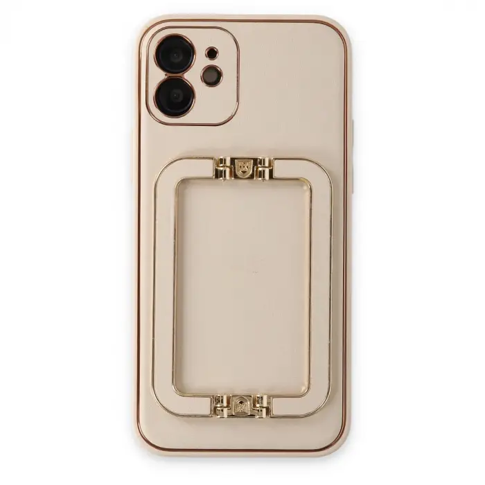 Apple İphone 12 Kılıf Coco Elit Kapak - Gold