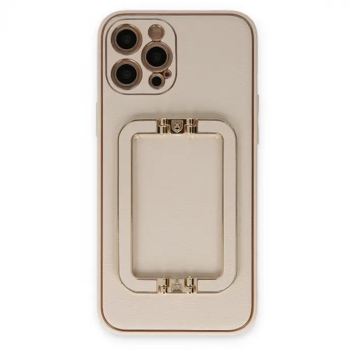 Apple İphone 12 Pro Kılıf Coco Elit Kapak - Gold