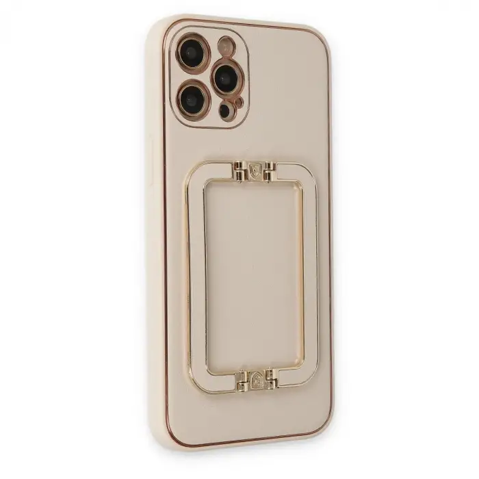 Apple İphone 12 Pro Kılıf Coco Elit Kapak - Gold