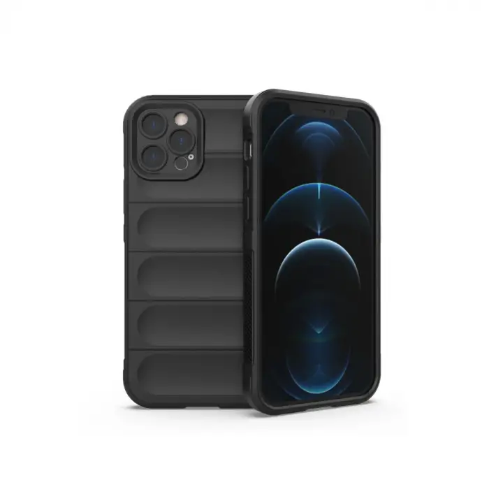 Apple İphone 12 Pro Kılıf Optimum Silikon - Siyah