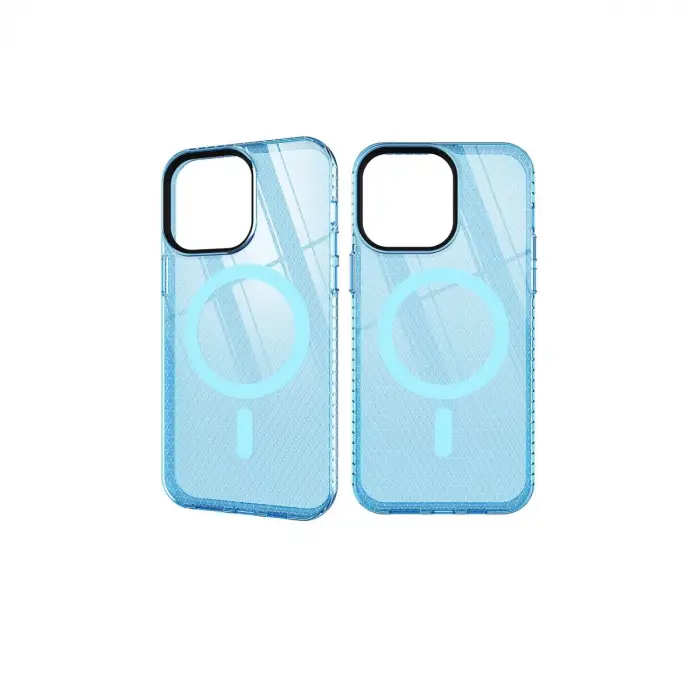 Apple İphone 12 Pro Max Kılıf Beta Magneticsafe Silikon - Mavi