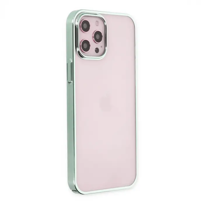 Apple İphone 12 Pro Max Kılıf Element Silikon - Yeşil
