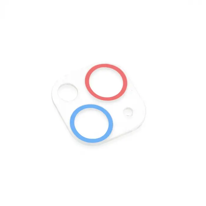 Apple İphone 13 Mini Renkli Kamera Lens Koruma Cam - Pembe-mavi
