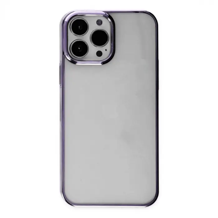 Apple İphone 13 Pro Kılıf Element Silikon - Mor