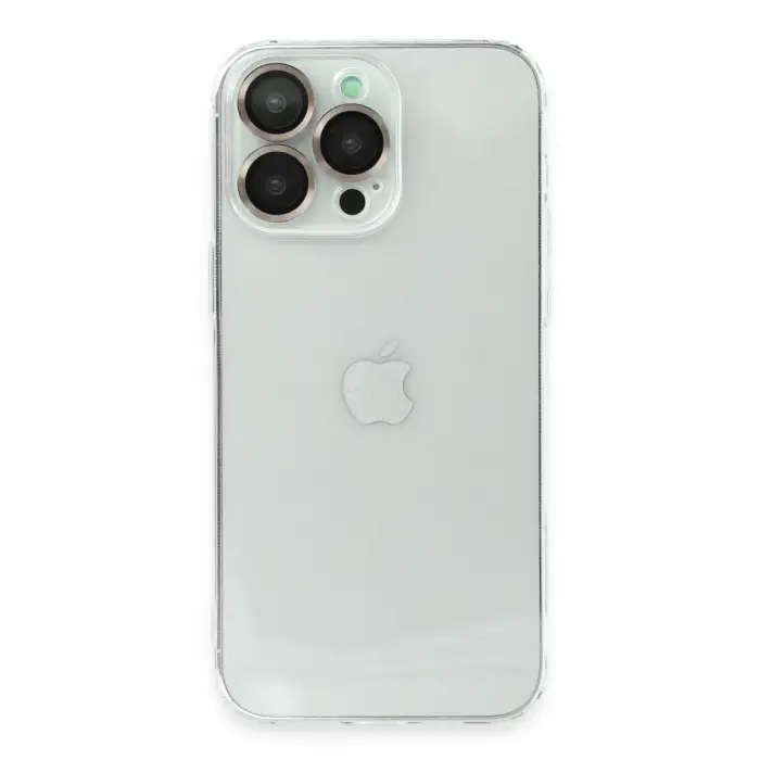 Apple İphone 13 Pro Kılıf Luko Lens Silikon -yeşil