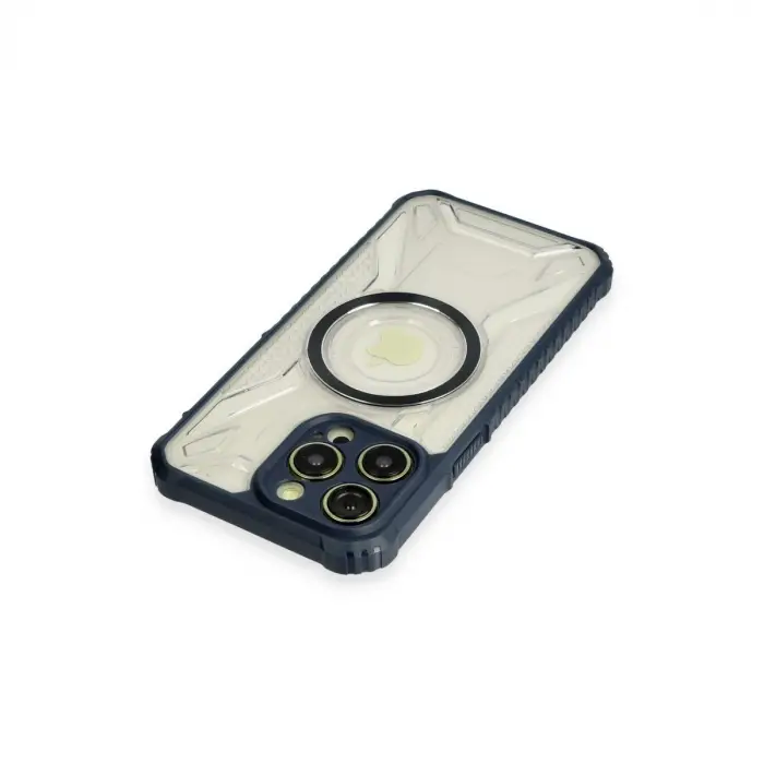 Apple İphone 13 Pro Kılıf Prag Magneticsafe Kapak - Lacivert