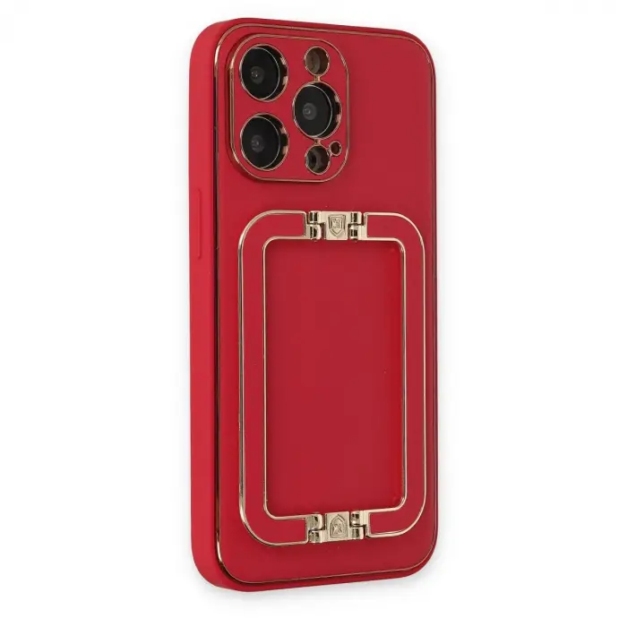Apple İphone 13 Pro Max Kılıf Coco Elit Kapak - Kırmızı