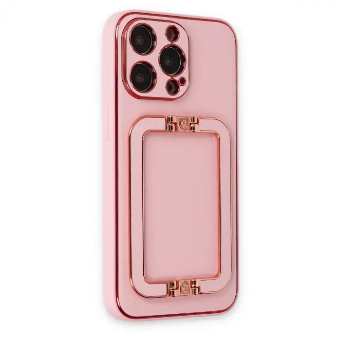 Apple İphone 13 Pro Max Kılıf Coco Elit Kapak - Pembe