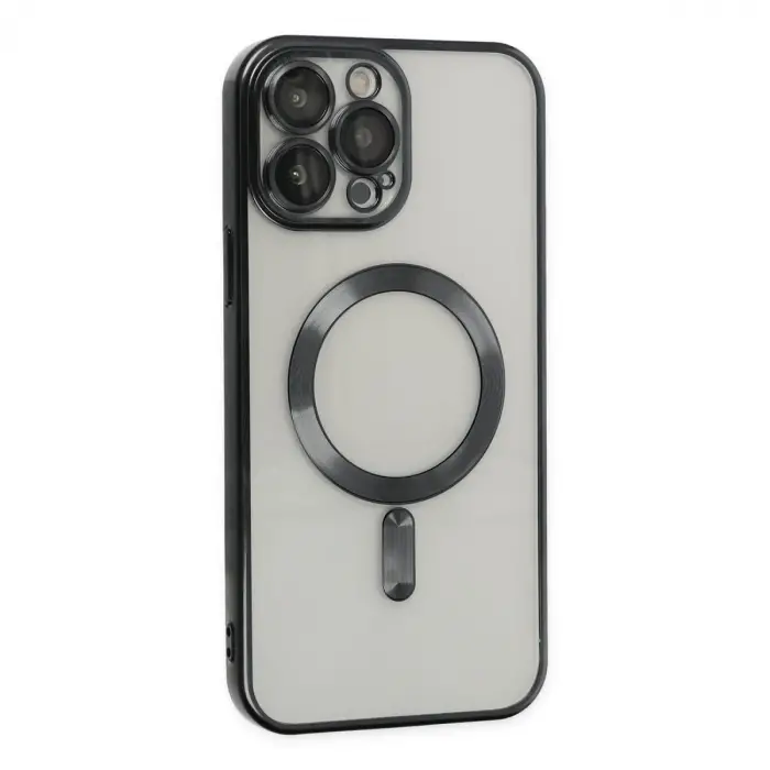 Apple İphone 13 Pro Max Kılıf Kross Magneticsafe Kapak - Siyah