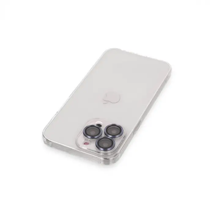 Apple İphone 13 Pro Max Kılıf Luko Lens Silikon - Sierra Blue