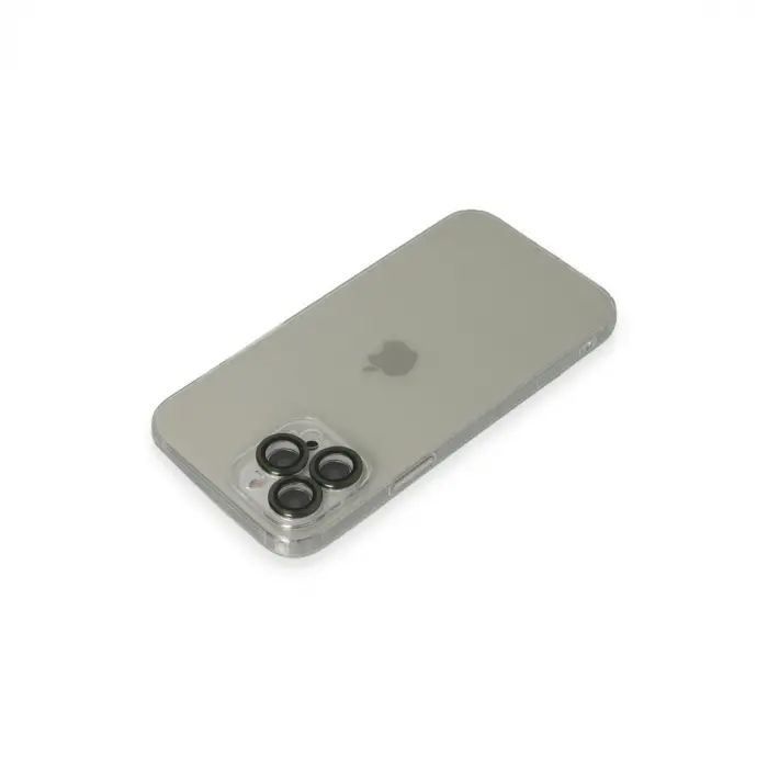 Apple İphone 13 Pro Max Kılıf Luko Lens Silikon - Yeşil