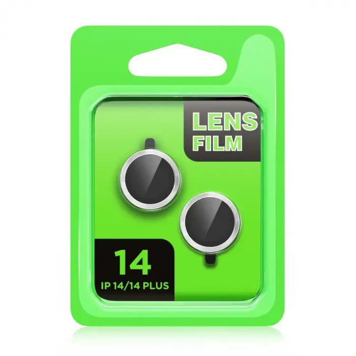 Apple İphone 14 Plus Raze Metal Kamera Lens - Gümüş