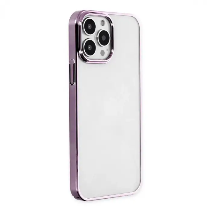 Apple İphone 14 Pro Kılıf Element Silikon - Lila