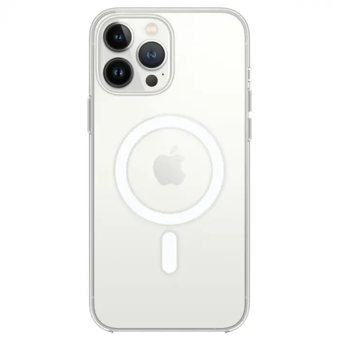 Apple İphone 14 Pro Kılıf Magneticsafe Şeffaf Silikon - Şeffaf