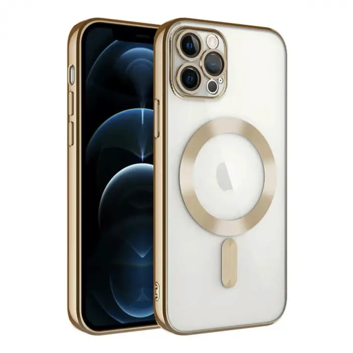 Apple İphone 14 Pro Max Kılıf Kross Magneticsafe Kapak - Gold