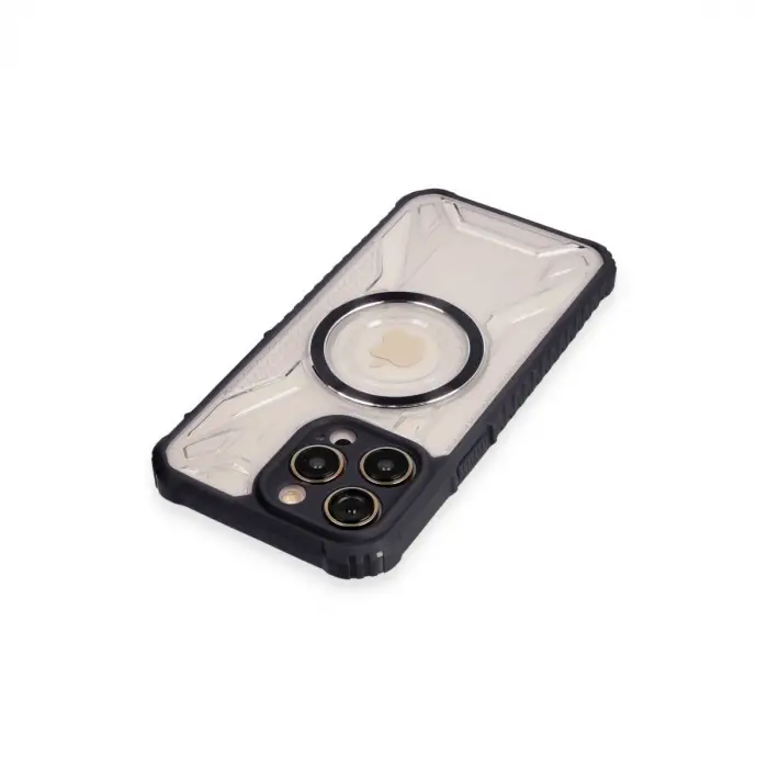 Apple İphone 14 Pro Max Kılıf Prag Magneticsafe Kapak - Siyah
