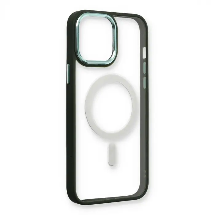 Apple İphone 14 Pro Max Kılıf Room Magneticsafe Silikon - Köknar Yeşili