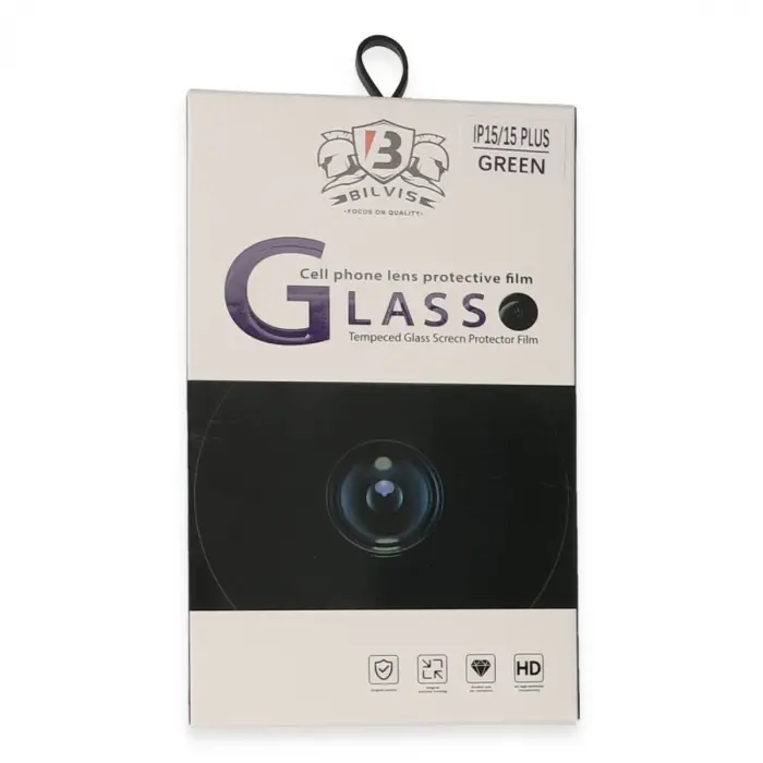 Apple İphone 15 Bilvis Titan Kamera Lens - Yeşil
