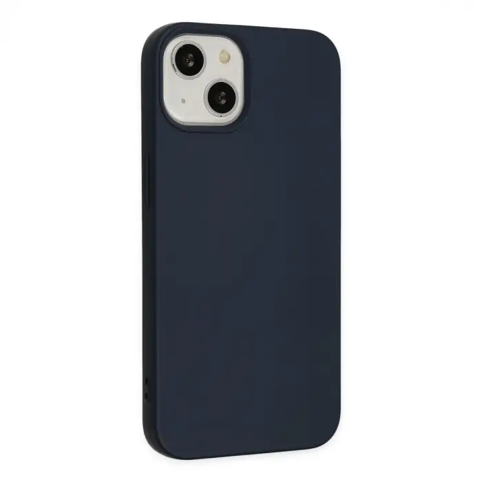 Apple İphone 15 Kılıf Nano İçi Kadife Silikon - Lacivert